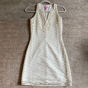 Lilly Pulitzer White/Cream Margate Shift Dress